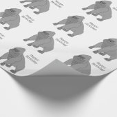 Gorilla Birthday Cadeaupapier (Hoek)