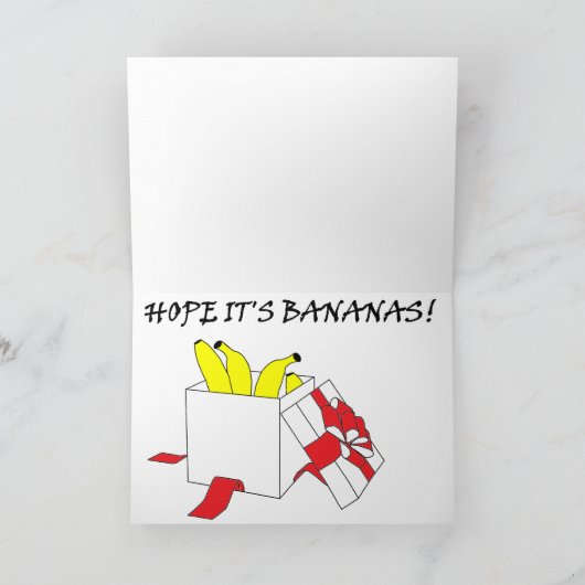 Gorilla Birthday Kaart (Binnen)