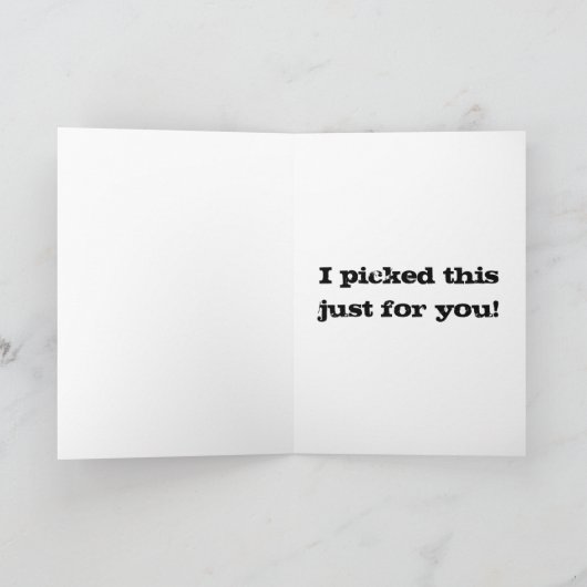 Gorilla Birthday Kaart (Binnen)