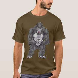 Gorilla Bodybuilder Krachttraining T-shirt