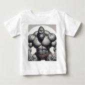 Gorilla Bodybuilder Pop Art Cartoon Tekenen (Voorkant)