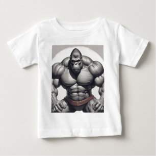 Gorilla Bodybuilder Pop Art Cartoon Tekenen