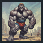 Gorilla Bodybuilder Pop Art Cartoon Tekenen Acryl Muurkunst<br><div class="desc">Digital Computer Animal Art - College Pop Art - Wild Animal Computer Afbeeldingen</div>