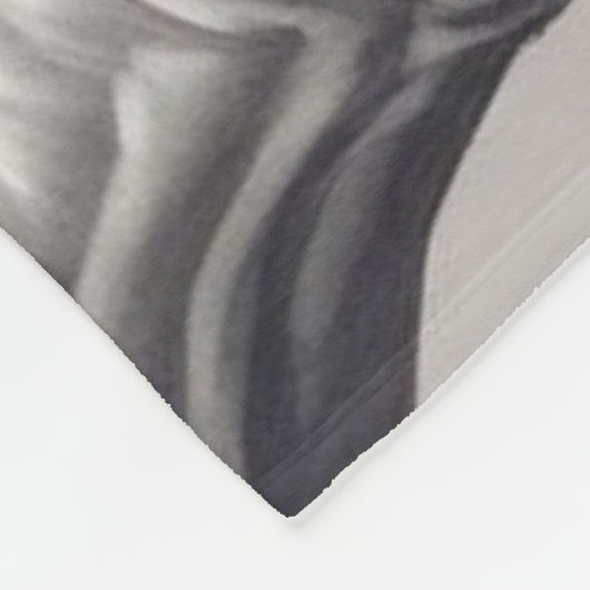 Gorilla Bodybuilder Pop Art Cartoon Tekenen Fleece Deken (Hoek)