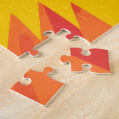 Gorilla Bodybuilder Weight Lifter Pop Art Cartoon Legpuzzel (Zijkant)