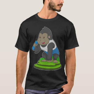 Gorilla Bodybuilding Dumbbell T-shirt