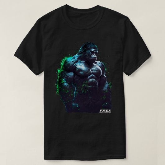 Gorilla Bodybuilding Fitness Gym Wear T-shirt (Design voorkant)