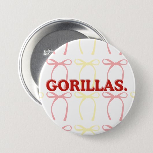 Gorilla-boegknop Ronde Button 7,6 Cm (Voorkant /achterkant)