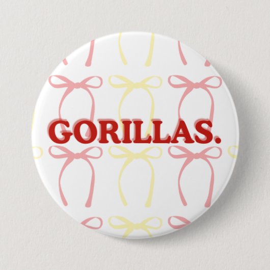 Gorilla-boegknop Ronde Button 7,6 Cm (Voorkant)