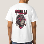 Gorilla Boss T-shirt – Krachtige gorilla-afbeeldin (Achterkant)