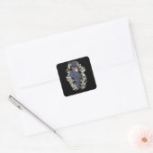 Gorilla Boss Vierkante Sticker (Envelop)