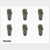 Gorilla Botanical Footprint Nature Sticker (Vel)