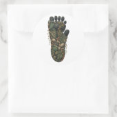 Gorilla Botanical Footprint Nature Sticker (Tas)