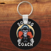 Gorilla Boxing Coach - sporttrainer Sleutelhanger (Voorkant)