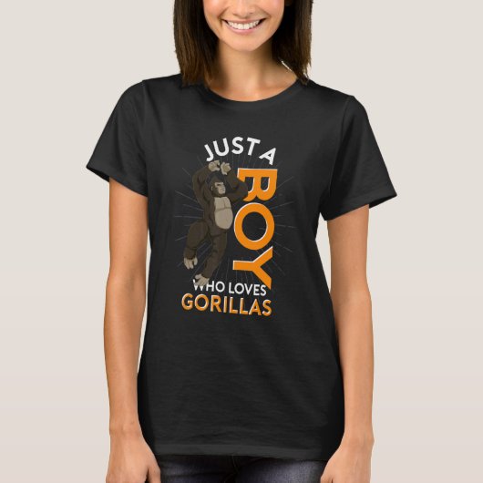 Gorilla Boys Apen Aap Dier Gorilla T-shirt (Voorkant)