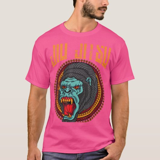 Gorilla Brazililian Jiu Jitsu T-shirt (Voorkant)