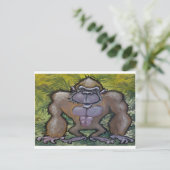Gorilla Briefkaart (Staand voorkant)