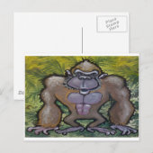 Gorilla Briefkaart (Voorkant / Achterkant)