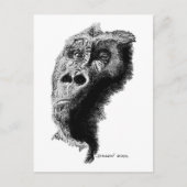 Gorilla Briefkaart (Voorkant)