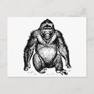 Gorilla Briefkaart