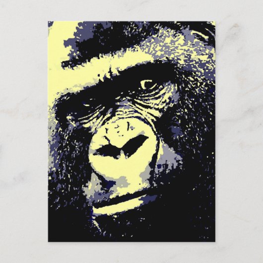 Gorilla Briefkaart (Voorkant)