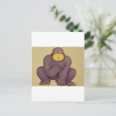 gorilla briefkaart (Staand voorkant)