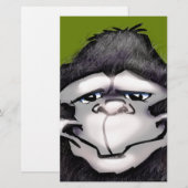 Gorilla Briefpapier (Voorkant / Achterkant)