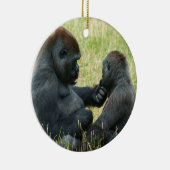 Gorilla Brother's Forever Keramisch Ornament (Rechts)