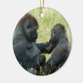 Gorilla Brother's Forever Keramisch Ornament (Links)