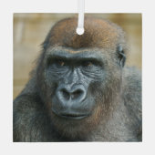 Gorilla Brothers - GoBros Glas Ornament (Achterkant)