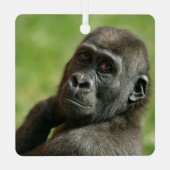 Gorilla Brothers - GoBros Metalen Ornament (Achterkant)