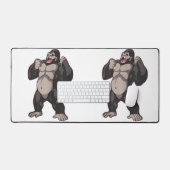 Gorilla Brullende Aap Aap Bureaumat (Keyboard & Muis)