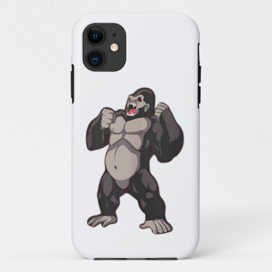 Gorilla Brullende Aap Aap Case-Mate iPhone Case (Achterkant)