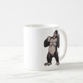 Gorilla Brullende Aap Aap Koffiemok (Voorkant rechts)