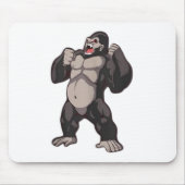Gorilla Brullende Aap Aap Muismat (Voorkant)