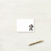 Gorilla Brullende Aap Aap Post-it® Notes (Op bureau)