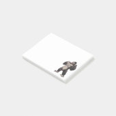 Gorilla Brullende Aap Aap Post-it® Notes (Schuin)