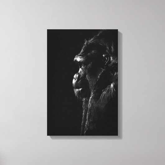 Gorilla Canvas Afdruk (Voorkant)
