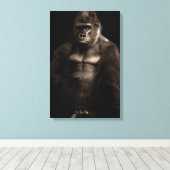 Gorilla Canvas Afdruk (Insitu (Houten vloer))