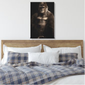 Gorilla Canvas Afdruk (Insitu (Slaapkamer))