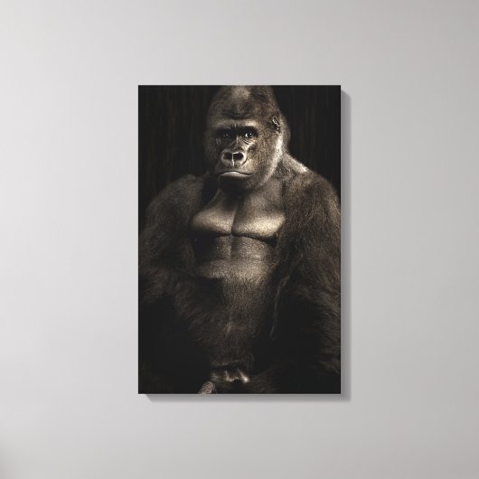 Gorilla Canvas Afdruk (Voorkant)