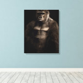Gorilla Canvas Afdruk (Insitu (Houten vloer))