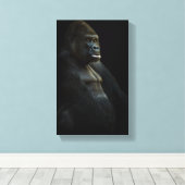 Gorilla Canvas Afdruk (Insitu (Houten vloer))