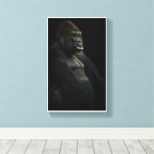 Gorilla Canvas Afdruk (Insitu (Houten vloer))