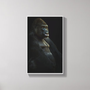 Gorilla Canvas Afdruk