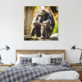 Gorilla Canvas Afdruk (Insitu (Slaapkamer))