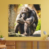 Gorilla Canvas Afdruk (Insitu (Woonkamer))