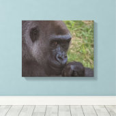 Gorilla Canvas Afdruk (Insitu (Houten vloer))