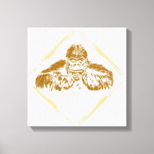  gorilla canvas afdruk (Voorkant)
