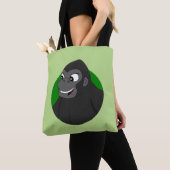 Gorilla Cartoon Canvas tas (Dichtbij)